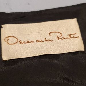 Vintage Oscar de la Renta 2 piece velvet outfit